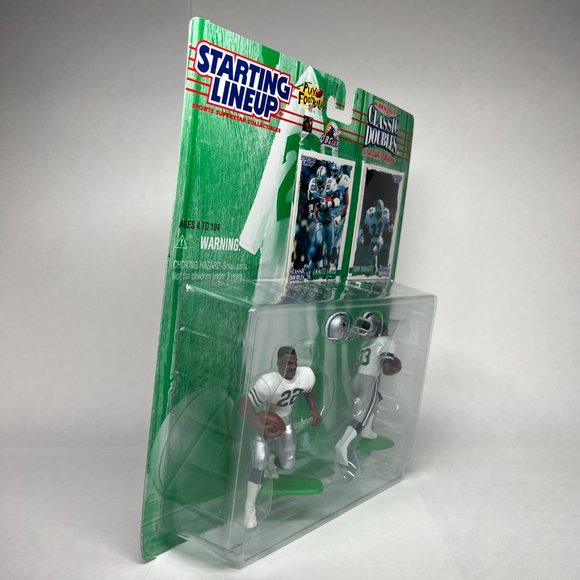 1997 Starting Lineup Emmitt Smith and Tony Dorsett Classic Doubles NIB - Picture 3 of 4
